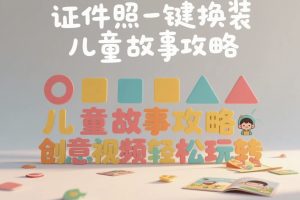 coze证件照一键换装，儿童故事攻略，创意视频轻松玩转