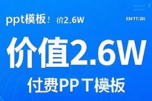 ppt模板_价值2.6W付费PPT模板_73GB